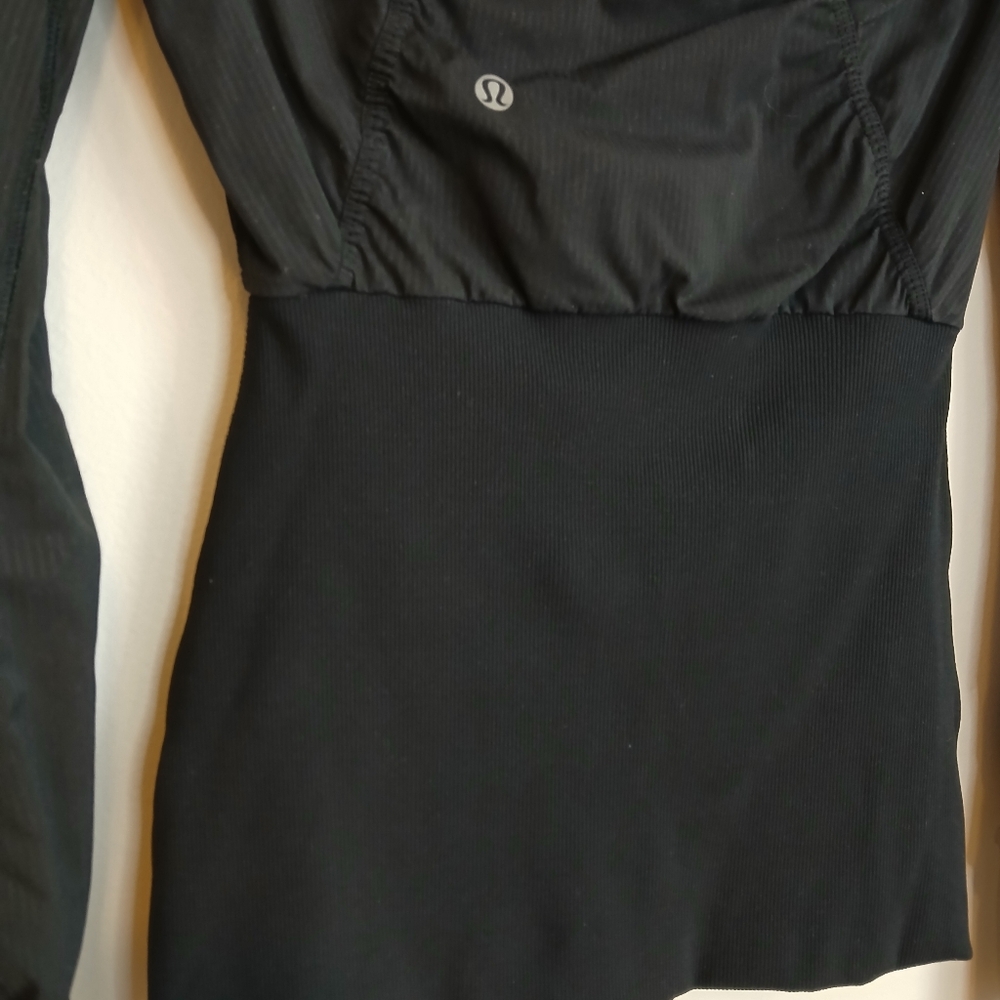 Lululemon Studio Dance Jacket Reversible Black Grey Size 4 - Picture 8 of 14